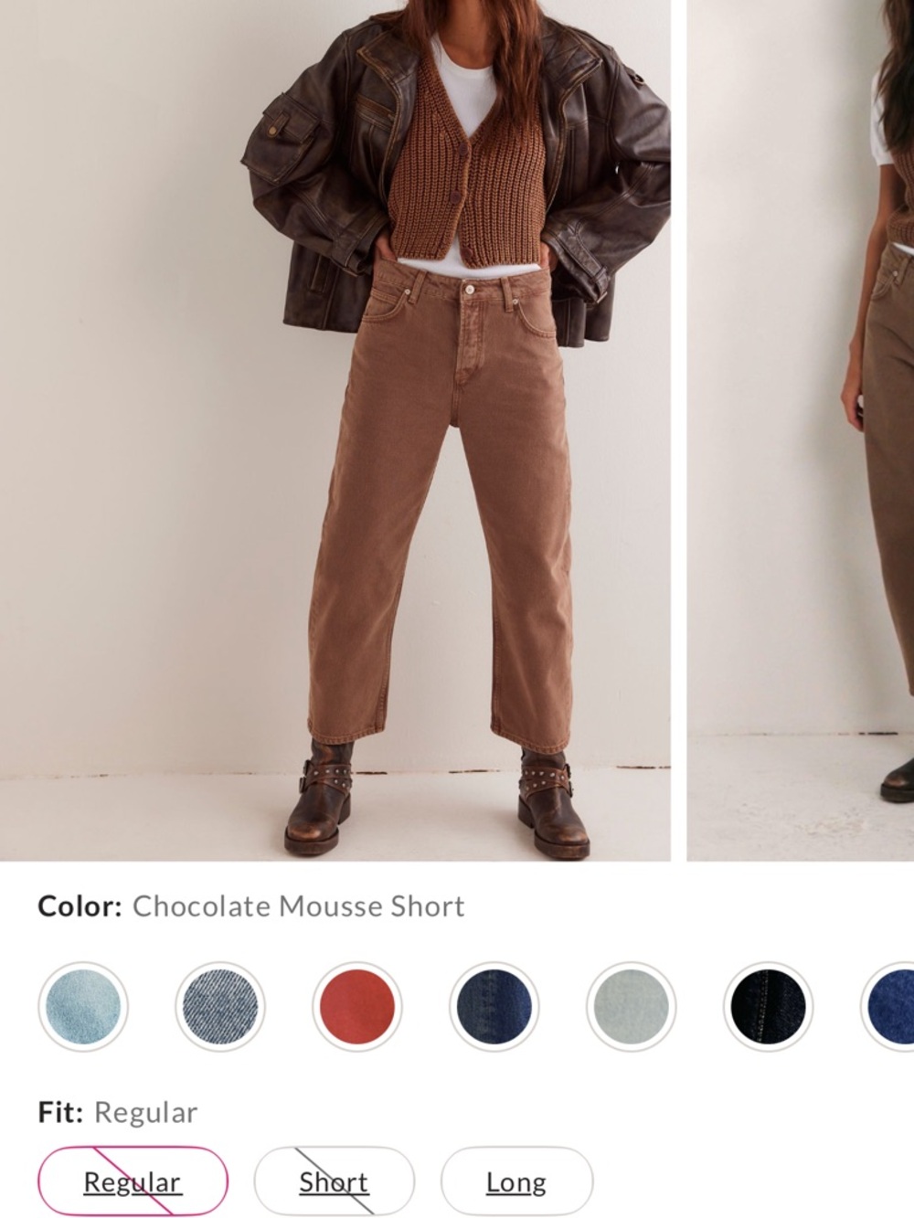 We The Free Free People Deep Trance in chocolate mousse . Size 27. Perfect. - Picture 9 of 9